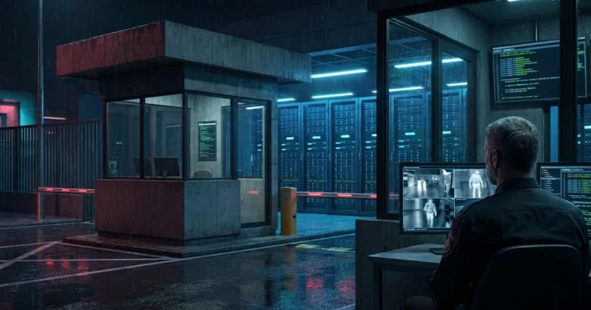 A barreira física encontra a barreira digital: a vigilância é a mesma.